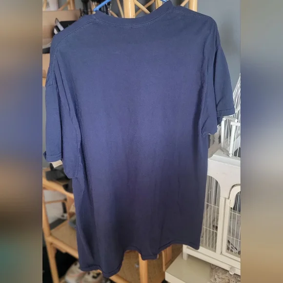 Gildan Blue Short Sleeve Tee Shirt - Picture 3 of 3